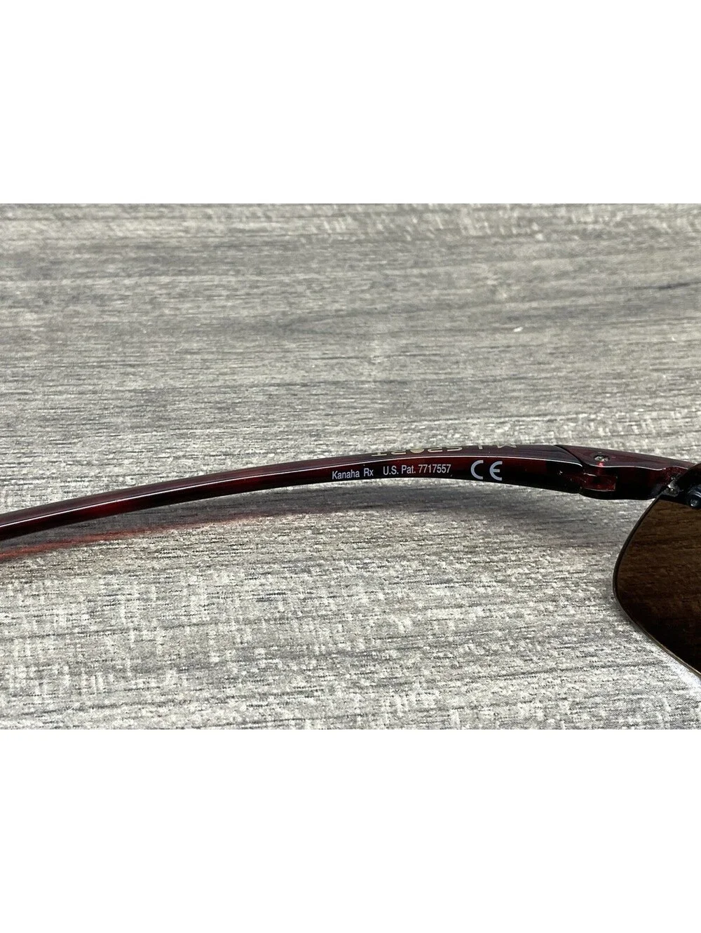 MAUI JIM KANAHA RX MJ-909-10 Japan Brown Wrap 61[]15-130 Sunglasses *FRAMES ONLY